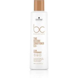BONACURE - Time Restore Acondicionador Q10 200 ml, Desenreda el Cabello Madura, Seco y Quebradizo, Elimina Signos de Envejecimiento, Acondiciona el Cabello, Fortifica y Mejora Manejabilidad