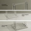 Aquiver Acrylic Standing Shower Caddy - 3 Tier Shower Organizer