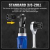 Zozoa 15-Piece Cr-Mo Nut Remover Set, Screw Extractor Set with
