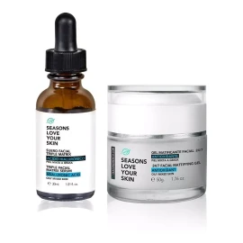Seasons Love Your Skin Kit Ácido Hialurónico: Serum Facial, Crema Antioxidante