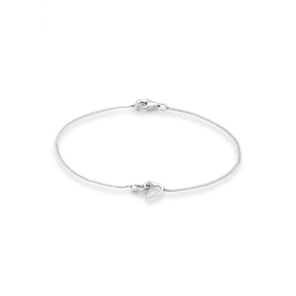 Elli Women's Bracelet Heart Intertwined Connection in 925 Sterling Silver