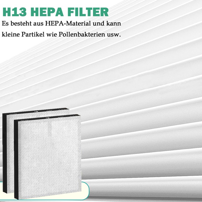 MR5866 Replacement Filter for MORENTO MR5866 Air Purifier, 3-in-1 H13