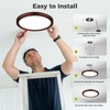 2Pack LED Flush Mount Ceiling Light Fixture Oil Rubbed Bronze,