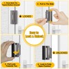 Home Security Door Lock, Upgraded Metal Door Reinforcement Lock, 3"