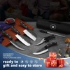 TIVOLI Professional Butcher Knife Set for Meat Processing, 7Pcs High