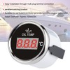 Universal Digital Oil Temperature Gauge 52mm 50‑150℃ W/Red Backlight 12V/24V