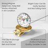 Amy Sport Golf Ball Marker with Magnetic Hat Clip Gold