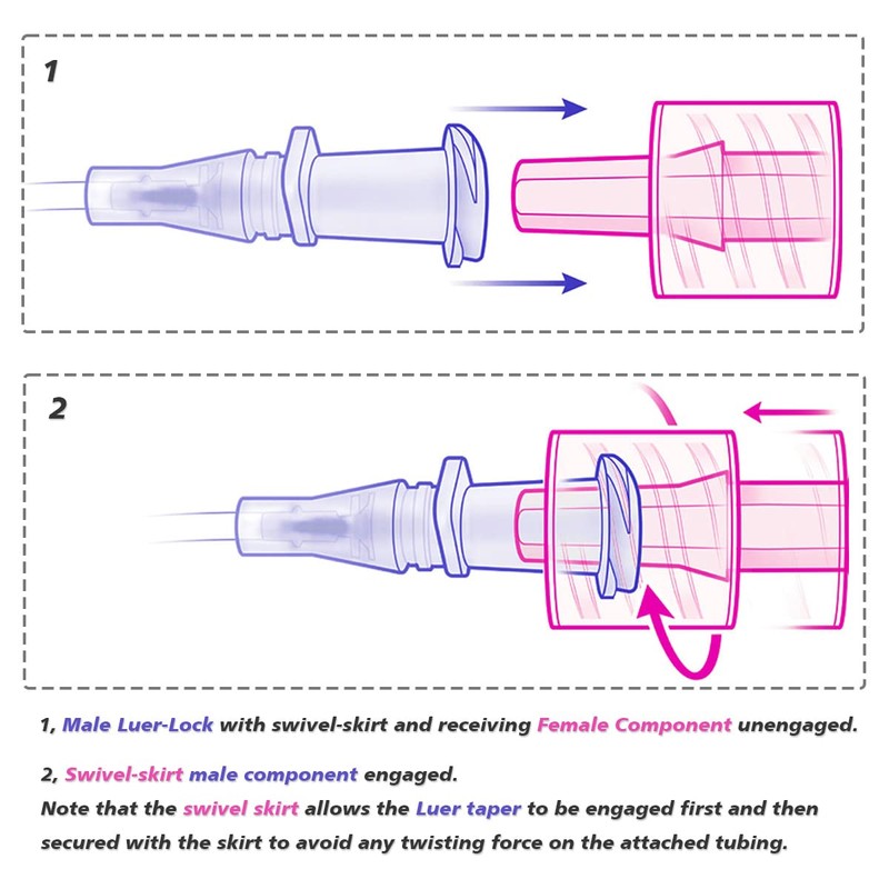 TICOMI 3 Way Stopcocks (Pack of 16), Disposable Laboratory Valve