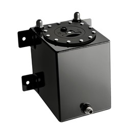 EVIL ENERGY 1 Gallon Fuel Cell Gas Tank Aluminum with Cap Street Drift Black