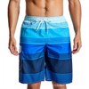Men's Swim Shorts / Board Shorts / Beach Shorts / Plus Size Swim Trunks Tk105 3XL/B12 Blue