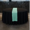 Table Tek Light Green Satin Table Runner - 12" x