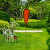 YK Decor Metal Easter Carrot Garden Stake Decorative Yard Sign