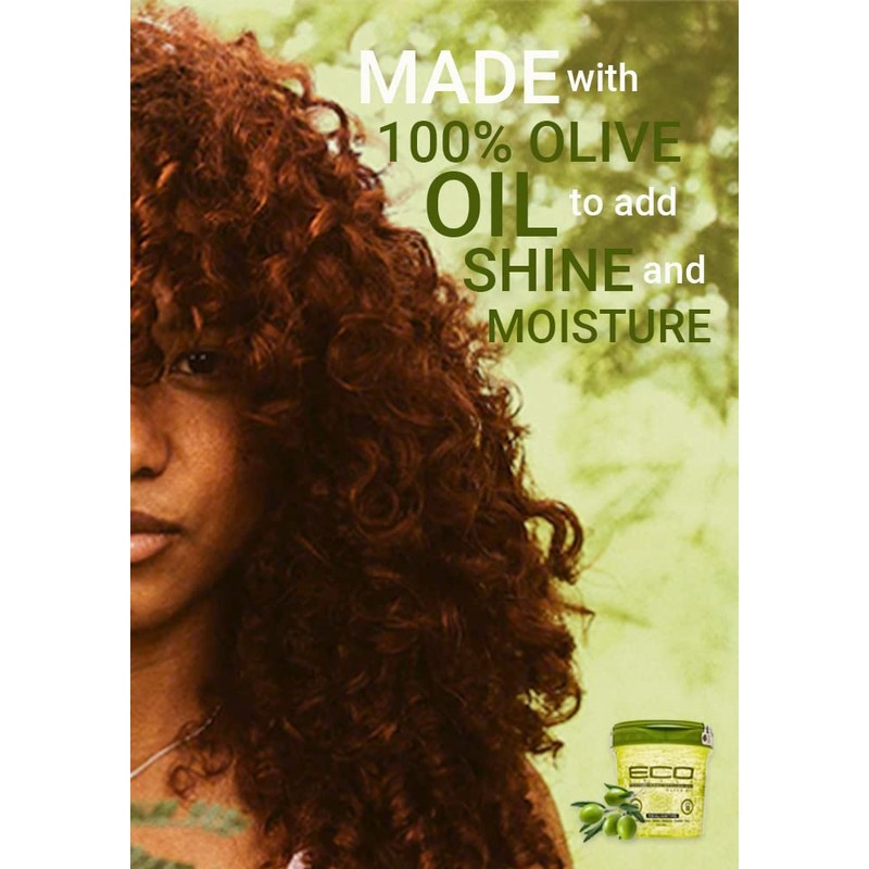 Ecostyle Olive Oil Styling Gel, All Day Hold, Alcohol Free,