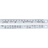 Shinwa Sokutei 13202 Straight Silver Scale W Left Base Point