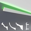 HEXIM LED Stucco Moulding Pattern – Indirect Lighting with Ceiling
