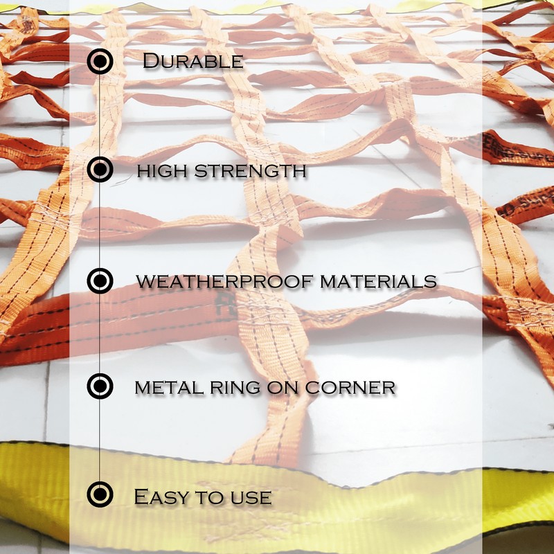 FERRETERRO Cargo Nets for Trucks - 6' x 7'- Heavy