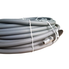 Ultimate Washer 4000 PSI 3/8" x 100' Grey Non-Marking Abrasion Resistant Pressure Washer Hose w/Quick Connects