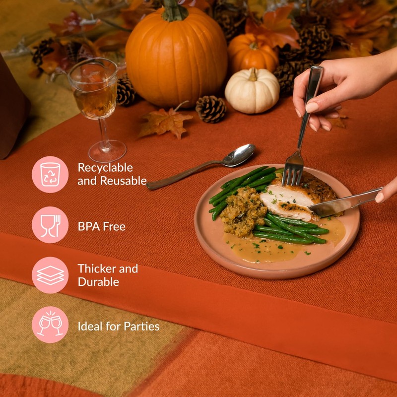 Prestee 300 Piece Heavy Duty Plastic Silverware Set - 100