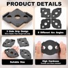 Xuhal 4 Pcs Router Corner jig Radius Template 8 Radius