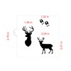 Buck / Deer Cookie Stencil