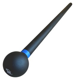 Wolf Strength 10lb Steel Mace Bell - Versatile Macebell for Functional Strength: Core, Shoulders, Grip & Conditioning | Workout Mace for Home Gyms & Training Gyms | 10lb & 15lb Mace Ball Available