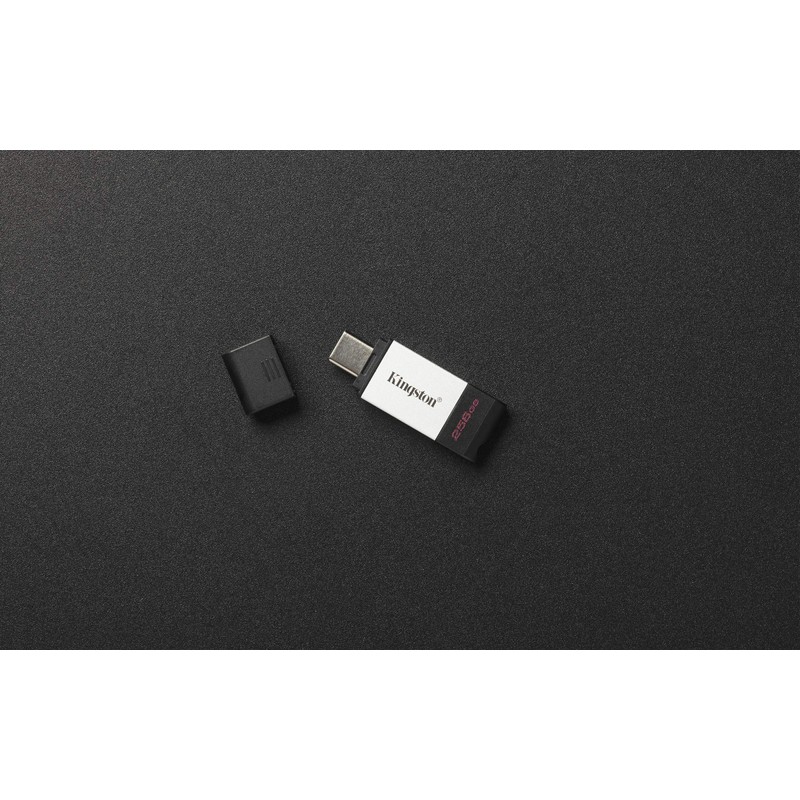 Kingston DataTraveler 80 256GB USB Type-C Flash Drive (DT80/256GB), Metal