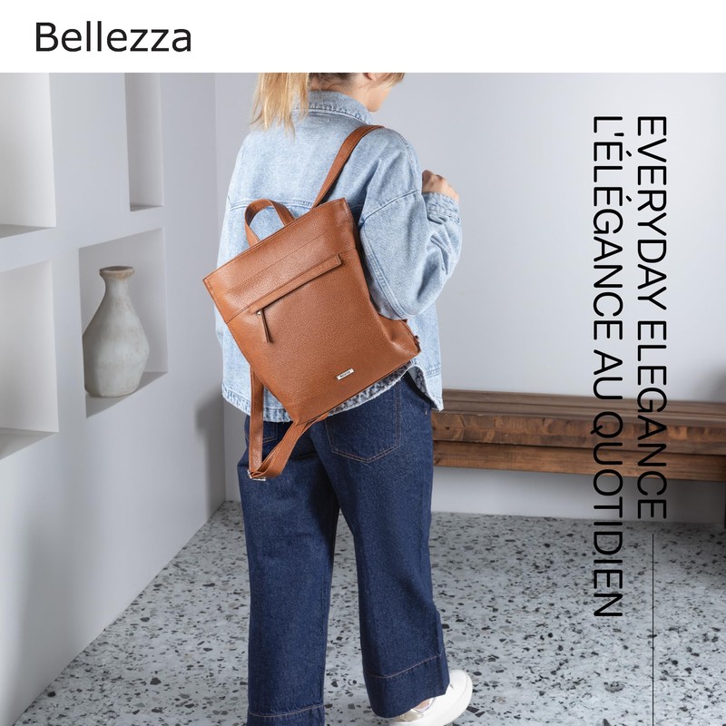 Bellezza Women's Utility Backpack, Black