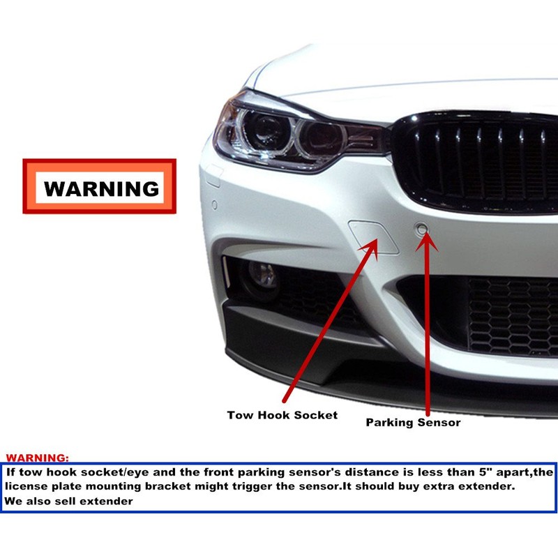 JGR No Drill Tow Eye Front Bumper Tow Hook License