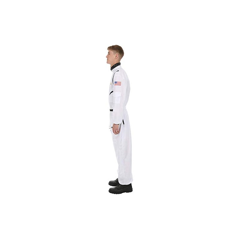 Men's White Astronaut Costume - Standard