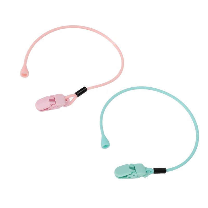 Hearing Aid Clips Pink Green Combination Set Portable Compact Flexible