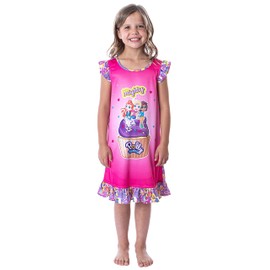 INTIMO Polly Pocket Toys Girls' Tiny Is Mighty Kids Pajama Nightgown Sleep Shirt (XS, 4/5) Multi
