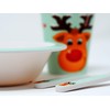Kids Christmas Breakfast Set - Melamine 4 Pieces Bowl Cup