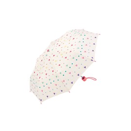 ESPRIT Mini Umbrella for Kids with Heart Motif, Candy Hearts, Heart-themed