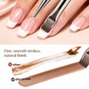 Nail Art Brushes Set 6 Pcs Double-Ended Professional Nail Design