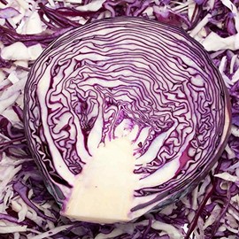 Red Rock Mammoth Cabbage Seeds: 1 Oz - Non-GMO, Chemical Free Sprouting Seeds for Vegetable Gardening & Growing Microgreens