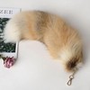 FAYZSOWSR Fox Tail Purse, Charm Faux Fur Tail Key Chain