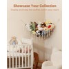 iKeelo Teddy Hammocks, Corner Toy Storage Net for Stuffed Animals,