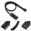 Dpofirs 4 Pins Power Supply Splitter Cable for PC Case