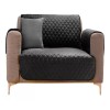 Elefantito Protector De Sillon Individual Gris Negro Trento 2 Vistas