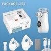 JiaoZoum Nebulizer, Portable Nebulizer with Intuitive LED Interface and Auto-Cleaning,