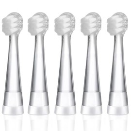 Cabezales de cepillo de dientes para bebés compatibles con los cepillos de dientes eléctricos Papablic BabyHandy/Toddler Sonic, compatibles con los cepillos de dientes eléctricos Brush-Baby
