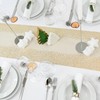 MODERNO Linen Look Table Runner Natural 5 m - Festive