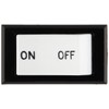 On/Off White Rocker Switch