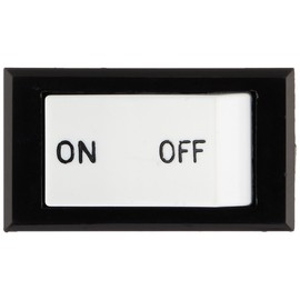 On/Off White Rocker Switch