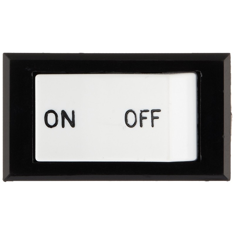On/Off White Rocker Switch