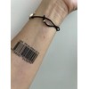 2 Sheets Temporary Barcode Tattoo QR Code Tattoo Barcode Tattoo