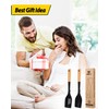 Pack of 2 Large Silicone Cooking Spoons, Heat Resistant Non