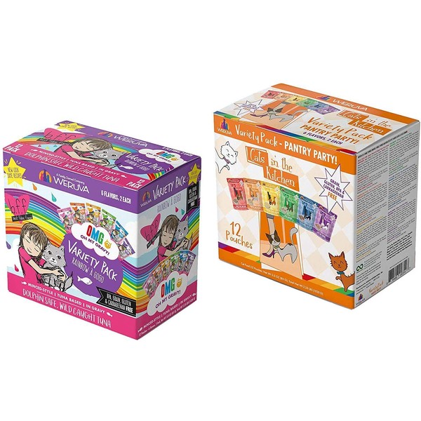 Weruva B.F.F OMG Rainbow Á Gogo Variety 12 Pack and