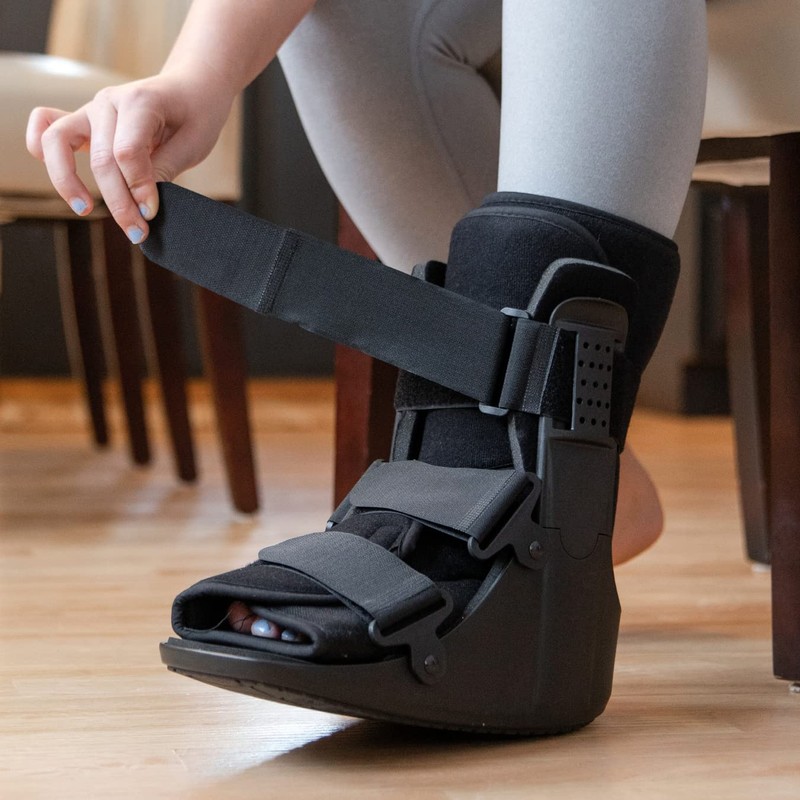 BraceAbility Short Walking Boot - Orthopedic Medical Walker Cast for