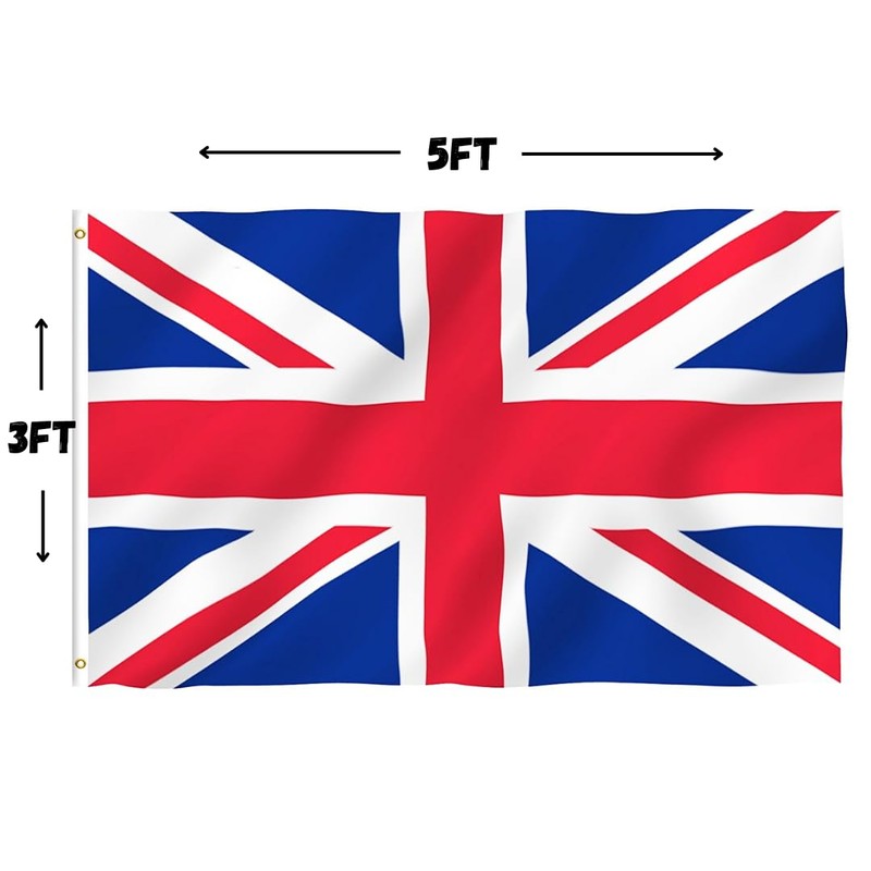 Second Ave Great Britain United Kingdom Flag 5ft X 3ft